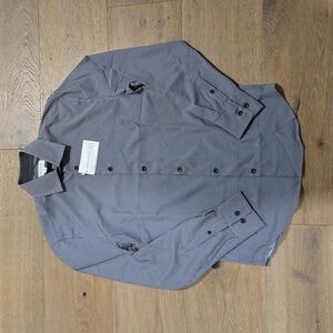 NWT Con.struct Men's Small 4-way Stretch No Iron Dress Shirt